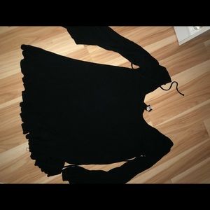 Black sundress with tie on top